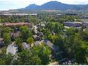 Property location shown in an aerial view near the University of Colorado campus at 1834 Arapahoe Ave # D, Boulder, CO 80302