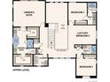 Upper level floor plan with owner's suite and bedrooms at 1891 Merrill E Cir, Erie, CO 80516