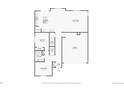 First-floor layout of the home featuring kitchen, living room, and other spaces at 3352 N Highlands Creek Pkwy, Aurora, CO 80019