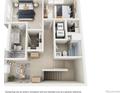 Second floor with two bedrooms and bathrooms at 11940 Soprano Trl, Lone Tree, CO 80134