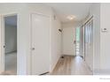 Bright entryway with wood-look floors and ample closet space at 6116 Habitat Dr # 3, Boulder, CO 80301