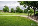 Open green space with a soccer field, providing recreational opportunities at 1379 Charles Dr # 7, Longmont, CO 80503