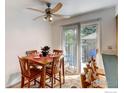 Cozy dining area with table and chairs, adjacent to kitchen at 2213 Emery St # C, Longmont, CO 80501