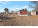 Detached garage with additional shed in the backyard at 2981 W 144Th Ave, Broomfield, CO 80023