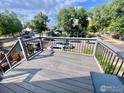 Spacious deck overlooking the street and neighborhood at 203 S 3Rd Ave, Brighton, CO 80601