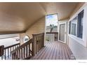 Private balcony with access to condo unit at 5520 Stonewall Pl # 31, Boulder, CO 80303