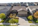 Aerial view of a ranch style home in a residential neighborhood at 22646 E Glidden Dr, Aurora, CO 80016