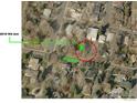 Aerial view showing home's location on a residential street at 2010 9Th Ave, Longmont, CO 80501