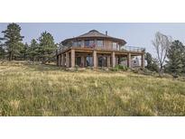 Round house with deck and mountain views at 3001 Eagle Ridge Rd, Longmont, CO 80503