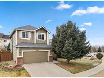 Two-story house with attached garage and landscaping at 384 Woodson Dr, Erie, CO 80516