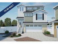 To-be-built two story home with two-car garage and landscaping at , Aurora, CO 80019