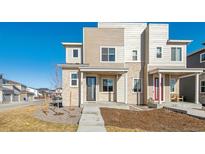 Modern two-story home with attached two-car garage at 60 S Trussville St, Aurora, CO 80018