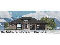 Exterior rendering of the Overlook Ranch floorplan, Elevation 3B at 6551 S Harlan Ct, Littleton, CO 80123