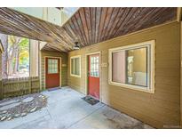 Exterior view of building with two apartment entrances at 3393 Madison Ave # 129, Boulder, CO 80303