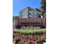 Exterior view of Windsor Gardens building with landscaping at 650 S Clinton St # 5B, Denver, CO 80247