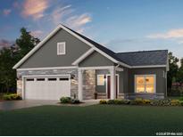Modern craftsman style home with stone accents and two car garage at 307 Josef Cir, Fort Lupton, CO 80621