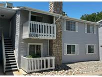 Exterior view of condo building, unit 13261 at 13261 E Asbury Dr # 202, Aurora, CO 80014