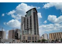 High rise building exterior with modern architecture in an urban setting at 2001 Lincoln St # 1910, Denver, CO 80202