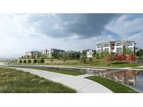 New modern townhomes with tree-lined street at 11930 Soprano Cir # 203, Lone Tree, CO 80134