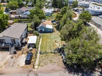 Aerial view of a lot and surrounding buildings at 2940 W Short Pl, Denver, CO 80204