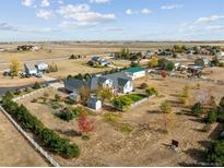 Aerial view of the property and surrounding area at 29850 E 167Th Pl, Brighton, CO 80603