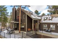 A-frame home with large deck and mountain views at 160 Bristlecone Way, Boulder, CO 80304