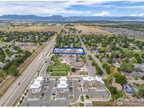 Aerial view showing the property's location and surrounding area at 270 S Cherrywood Dr, Lafayette, CO 80026