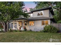 Two-story home with modern exterior and landscaped yard at 2870 18Th St, Boulder, CO 80304