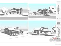 Multiple exterior renderings showcasing a two-story home from various angles at 2316 Star Hill St, Longmont, CO 80503