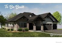 To be built craftsman style home with stone and gray siding at 0 Hwy 52, Erie, CO 80516