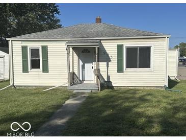 House exterior with green shutters at 905 Crescent Dr, Anderson, IN 46013