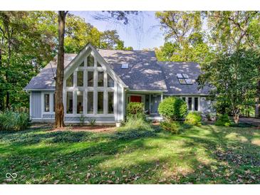 Stunning home exterior with a lush lawn at 6438 Pin Oak Dr, McCordsville, IN 46055