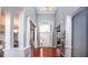 Grand entryway with hardwood floors and high ceilings at 2569 Dawn Ridge Dr, Carmel, IN 46074