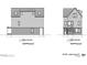 Architectural drawing of a two-story home exterior at 824 N Park Ave, Indianapolis, IN 46202