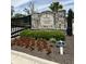 Chatham Ridge community entrance with stone pillars and black gate at 1366 Forest Hills Dr, Westfield, IN 46074