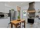 Modern kitchen with stainless steel appliances and ample cabinetry at 412 W 11Th St, Anderson, IN 46016