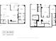 Two-story floor plan with 3 bedrooms, study, and open living space at 41 N Rangeline Rd # 2, Carmel, IN 46032