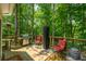 Deck with grill, seating, and outdoor heater at 1104 W Greencastle Road, Mooresville, IN 46158