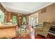 Comfortable living room with hardwood floors and ample natural light at 1104 W Greencastle Road, Mooresville, IN 46158