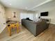 Finished basement with sectional sofa and foosball table at 808 E Minnesota St, Indianapolis, IN 46203
