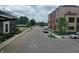 View of street with new townhouses and surrounding area at 98 E Wayne St # D, Franklin, IN 46131