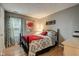 Guest bedroom with a full-size bed and neutral decor at 9650 Shasta Dr, Fishers, IN 46038