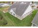 Aerial view of house showcasing backyard and landscaping at 3368 Johns Way, Greenwood, IN 46143