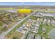Aerial view showing home's location near SR135 at 3368 Johns Way, Greenwood, IN 46143