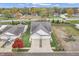 New twin home with private driveway and landscaping at 3368 Johns Way, Greenwood, IN 46143