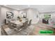 Bright dining room with modern table and chairs at 3368 Johns Way, Greenwood, IN 46143