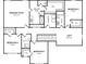 Second floor plan with primary suite and bedrooms at 300 Brianne Ln, Danville, IN 46122