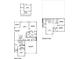 Two-story home floor plan, including a two-car garage and 3 bedrooms at 1448 Buttercup Ln, Shelbyville, IN 46176