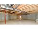 Unfinished basement with exposed framing and supports at 2749 Stones Bay Dr, Greenwood, IN 46143