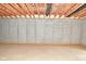 Unfinished basement with exposed framing and concrete walls at 2749 Stones Bay Dr, Greenwood, IN 46143